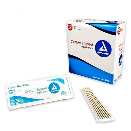 Dynarex Cotton Tip Applicator, Sterile, NonSterile