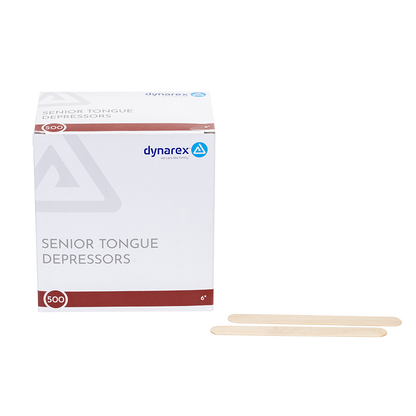 Dynarex 6" Blade Tongue Depressors, Sterile, NonSterile by Dynarex product image