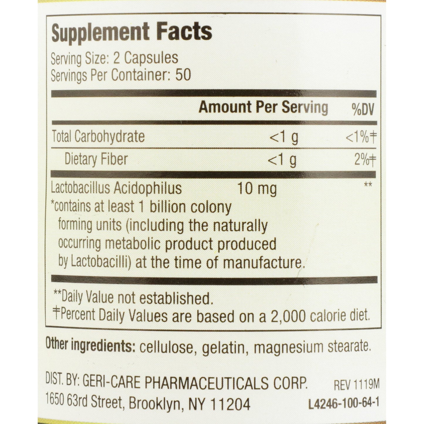 Health*Star® Probiotic Dietary Supplement