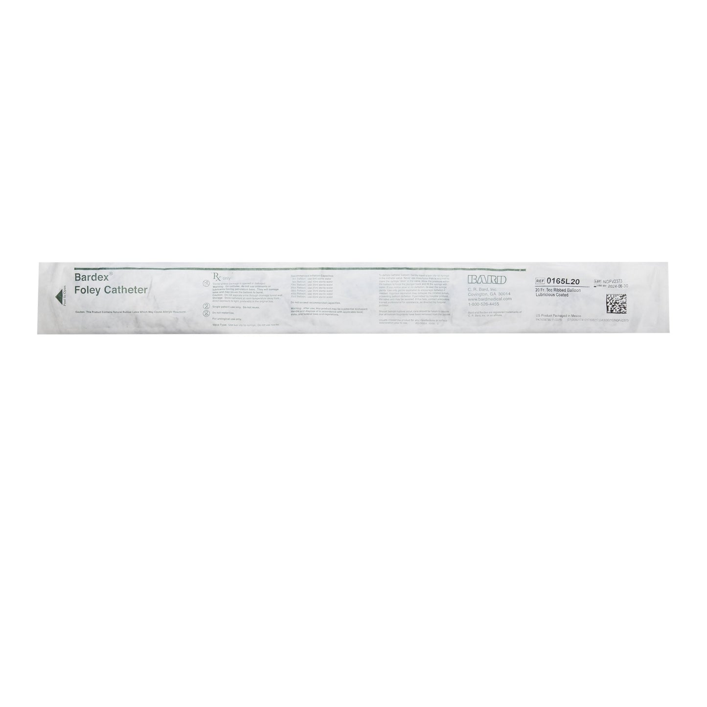 Bardex® Lubricath® Foley Catheter, 20 Fr., Short, Standard Tip
