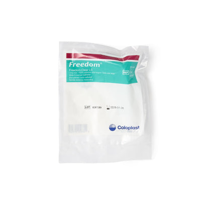 Freedom Clear LS Male External Catheter, Self-Adhesive Silicone Seal, 28mm, Medium by Coloplast product image