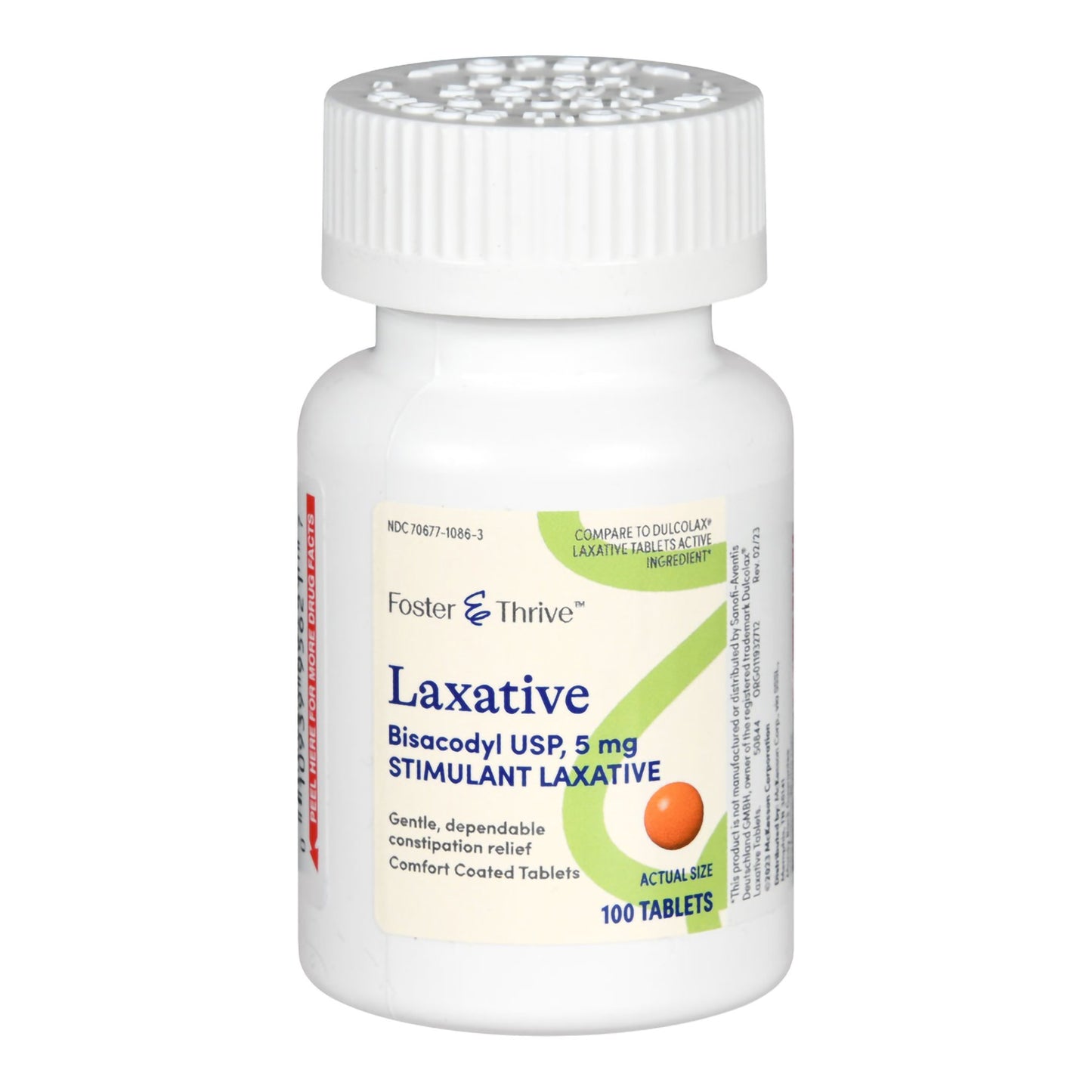 Foster & Thrive™ Laxative Bisacodyl USP 5 mg Tablets