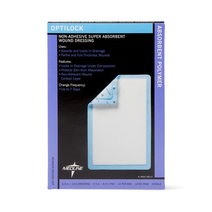 Optilock Nonadherent Dressing, 6½ x 10 Inch