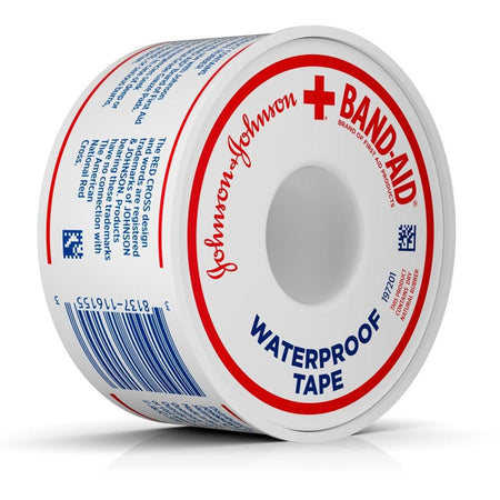 Johnson & Johnson 1169364 Band-Aid Water Block Tape, 1 Inch x 10 Yard