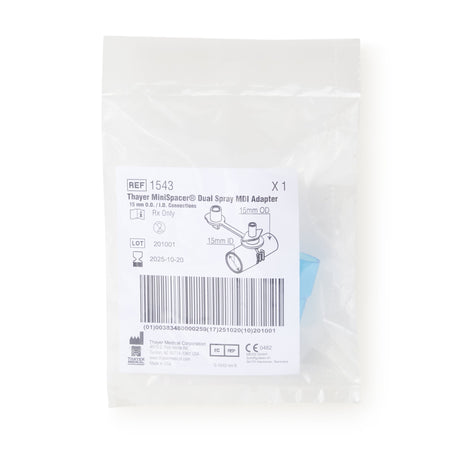 Thayer Medical 1543 Dual Spray MDI Adapter MiniSpacer
