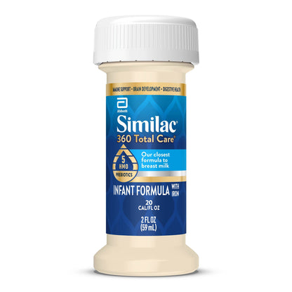 Infant Formula Similac® 360 Total Care® Unflavored 2 oz. Bottle Liquid Iron