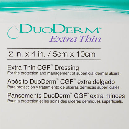 Convatec 187900 DuoDerm® Extra Thin Hydrocolloid Dressing, 2 x 4 Inch