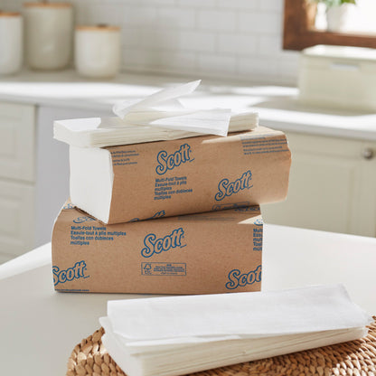 Scott® Essential Paper Towels, Multi-Fold, 9¼ x 9½ Inch