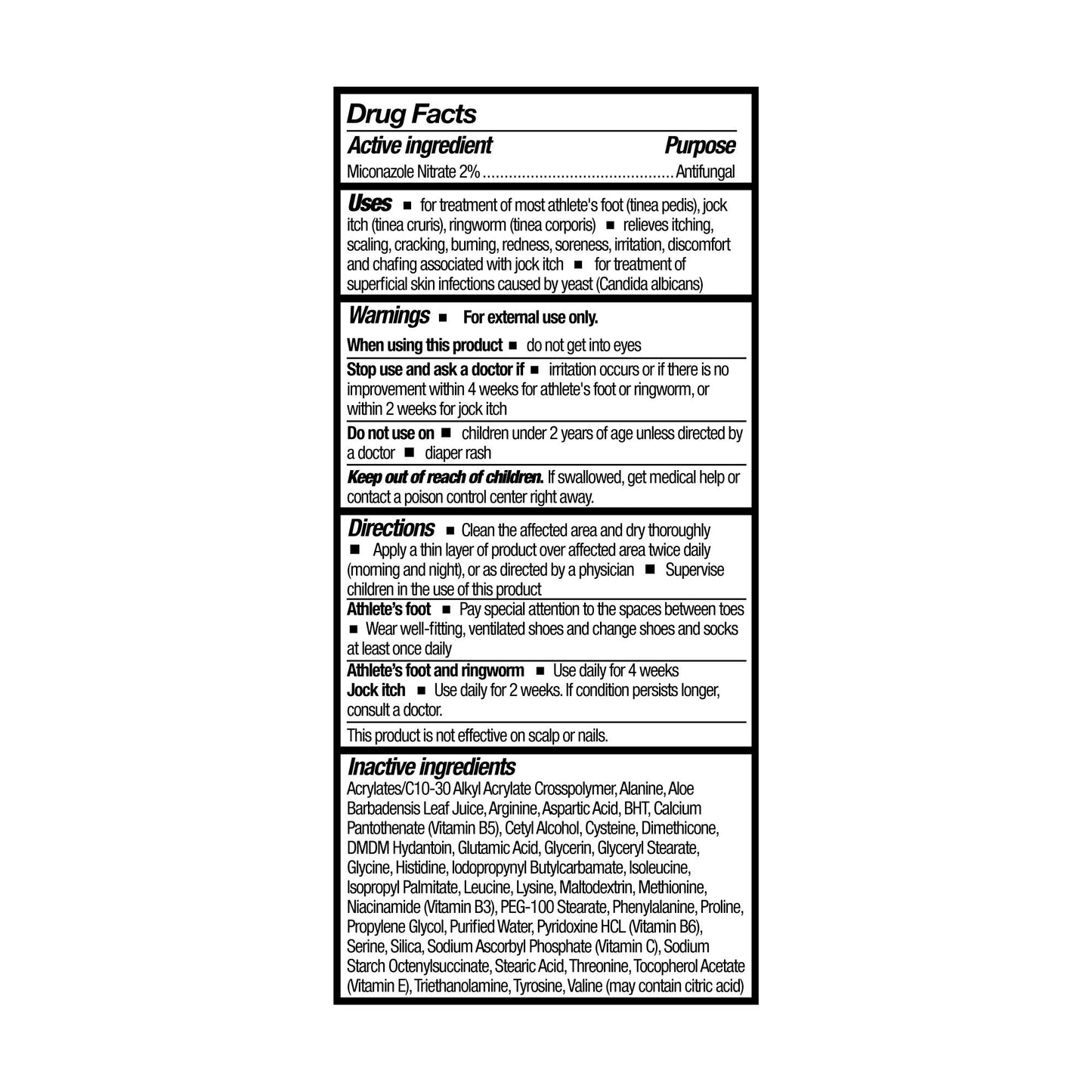 Thera® Miconazole Nitrate Antifungal, 4-ounce tube