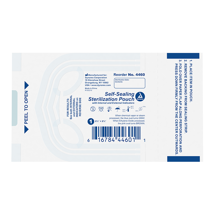 Dynarex Self Seal Sterilization Pouch (Select a Size) by Dynarex product image - view 2
