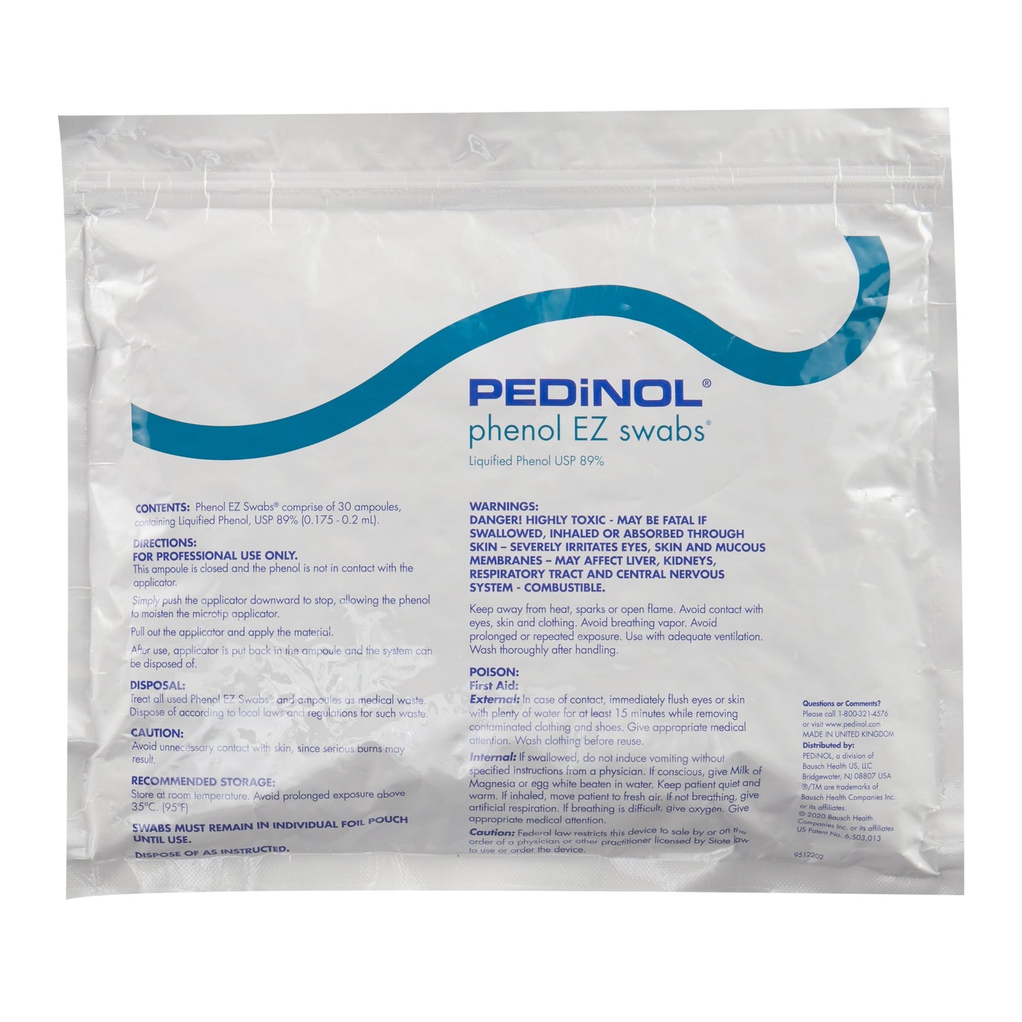 PEDiNOL Phenol EZ swabs® Topical Anesthetic