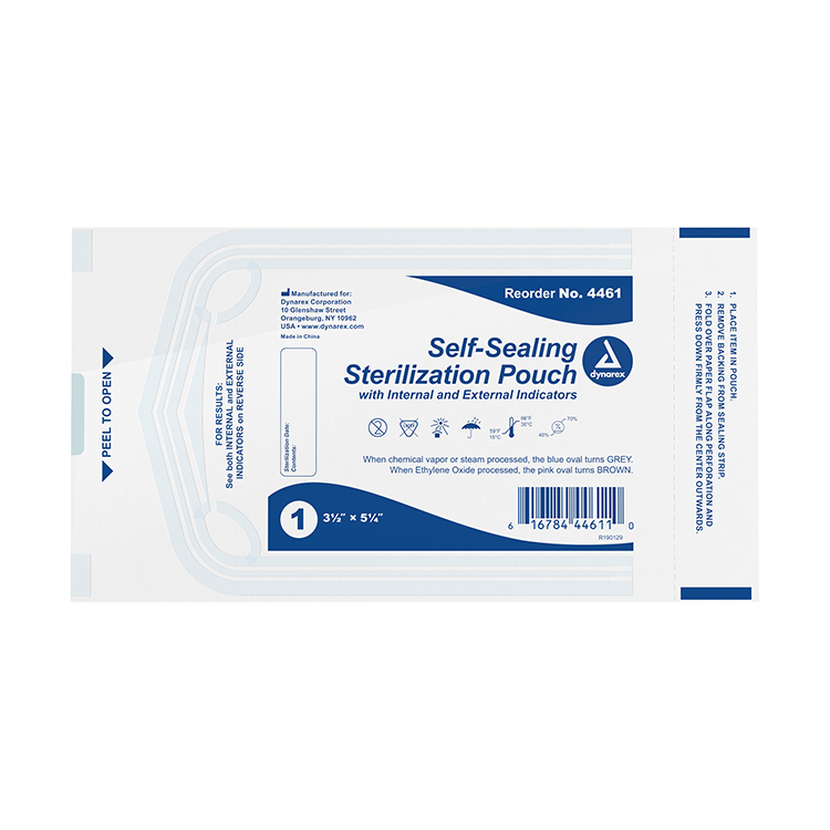 Dynarex Self Seal Sterilization Pouch (Select a Size) by Dynarex product image - view 3