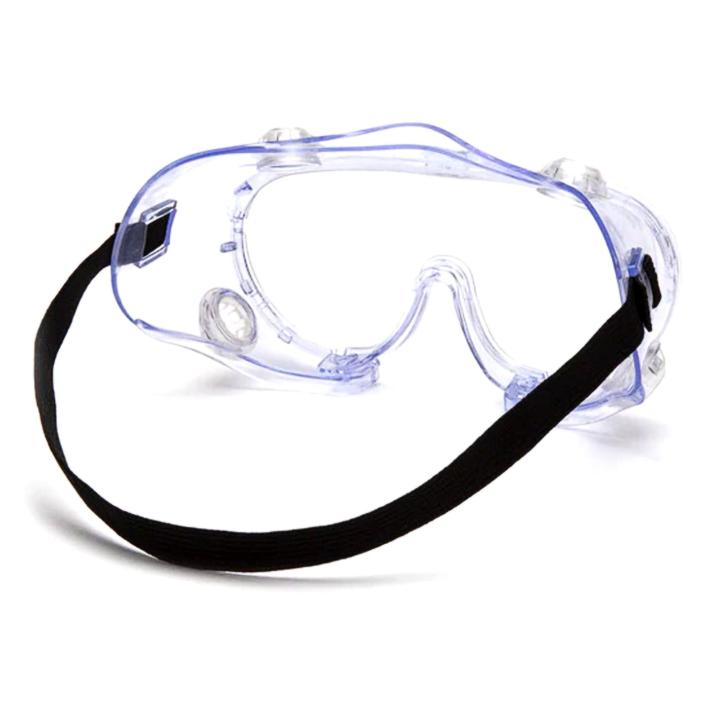 Protective Goggles Pyramex® Fit Over Uncoated Clear Tint Polycarbonate Lens Clear Frame Elastic Strap One Size Fits Most