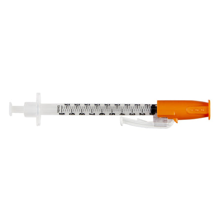 embecta 305930 SafetyGlide Insulin Syringe with Needle, 29 Gauge