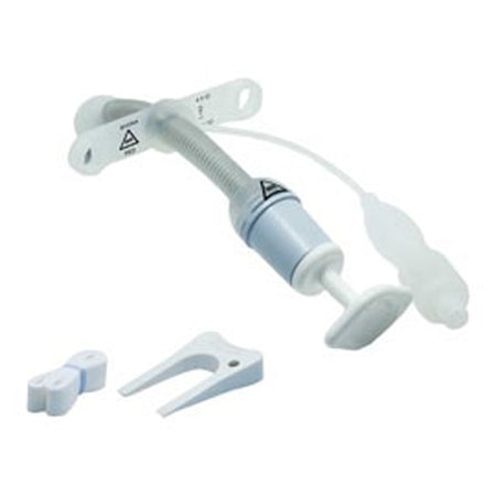 ICU Medical 67PFSS40 Bivona FlexTend TTS Pediatric Tracheostomy Tube, Size 4