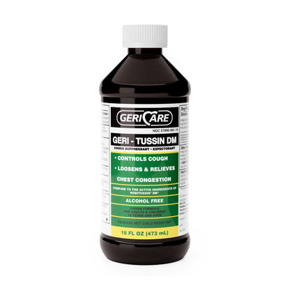 Geri-Care® Guaifenesin / Dextromethorphan Cold and Cough Relief, 16-ounce Bottle