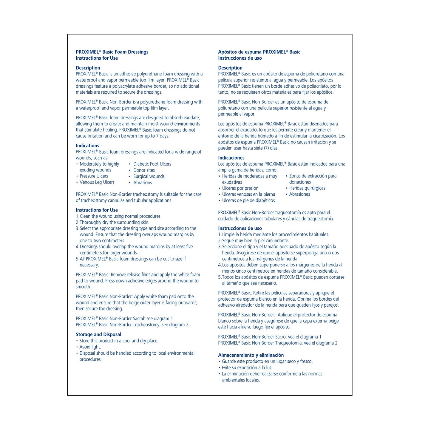 Foam Dressing Proximel® Basic 4 X 4 Inch With Border Waterproof Film Backing Acrylic Adhesive Square Sterile