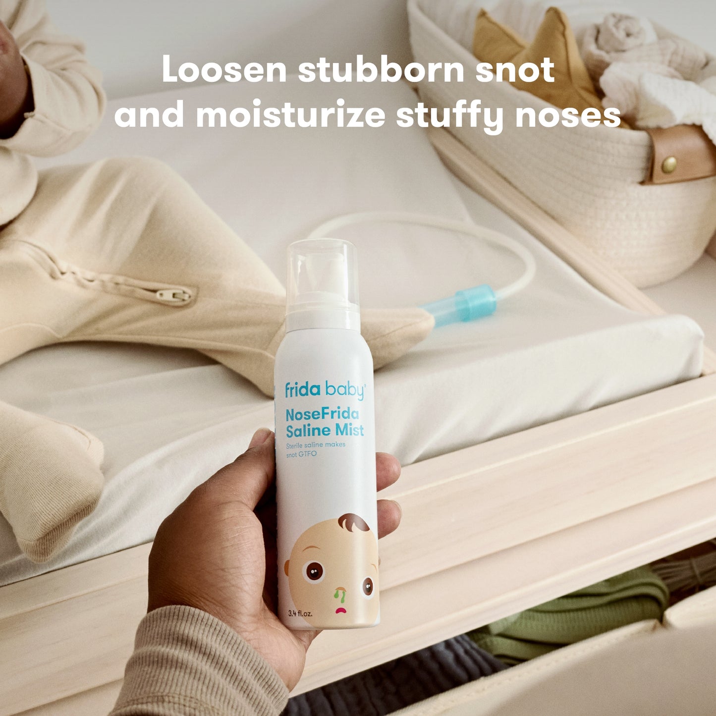 Baby Frida® NoseFrida Saline Mist, 3.4 ounces