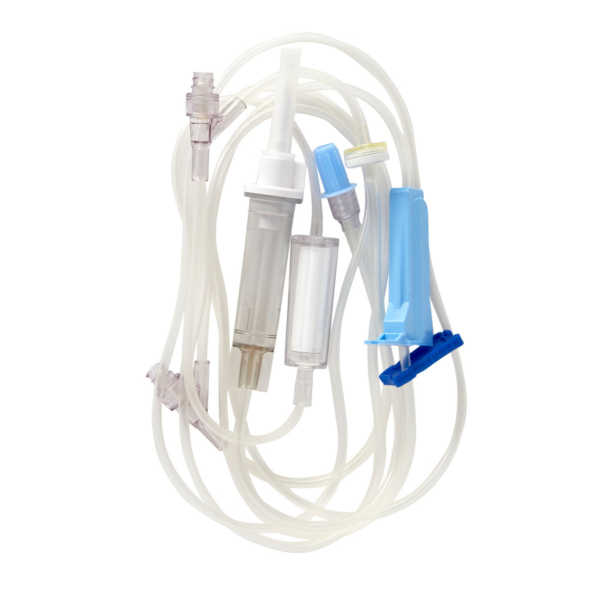 Baxter 2C8571 CLEARLINK CONTINU-FLO IV administration set with 0.2 micron in-line filter, two needle-free valves and 104-inch tubing