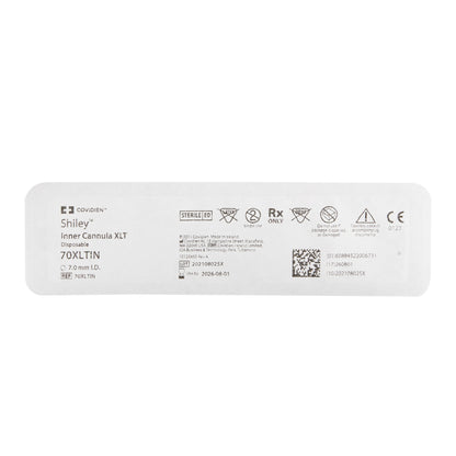Medtronic 70XLTIN Shiley™ XLT Tracheostomy Tube and Disposable Cannula, Size 7