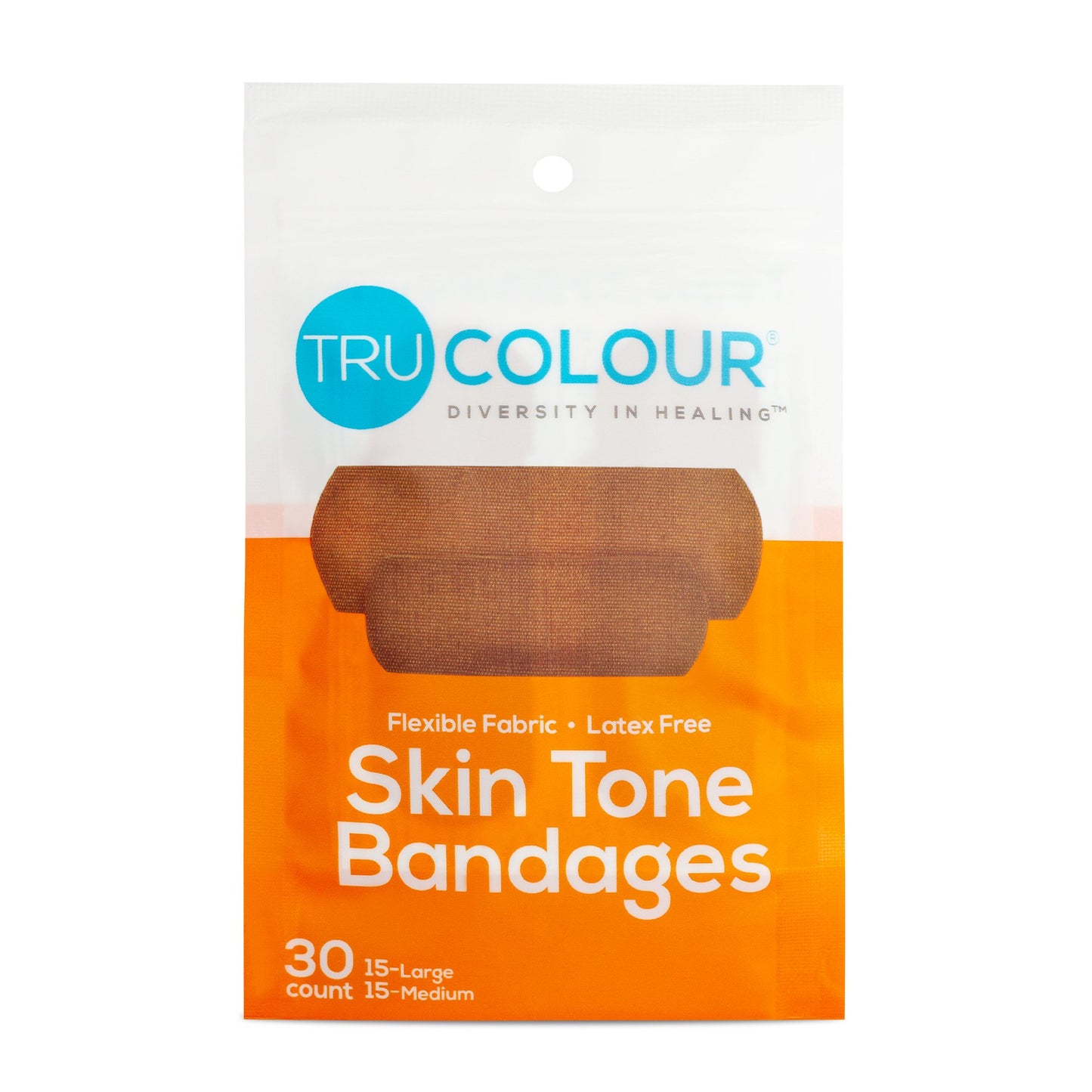 TruColour® Brown Adhesive Strip, 1 x 3 Inch