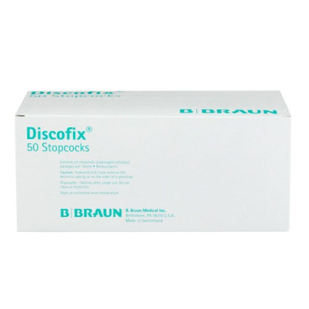 B Braun Discofix 4-Way Stopcock, 50/Box, 100/Case