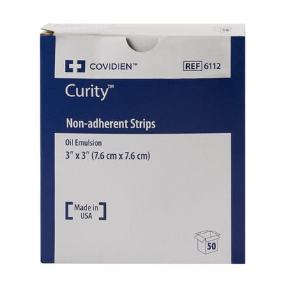 Curity™ Oil Emulsion Impregnated Dressing, 3 x 3 Inch