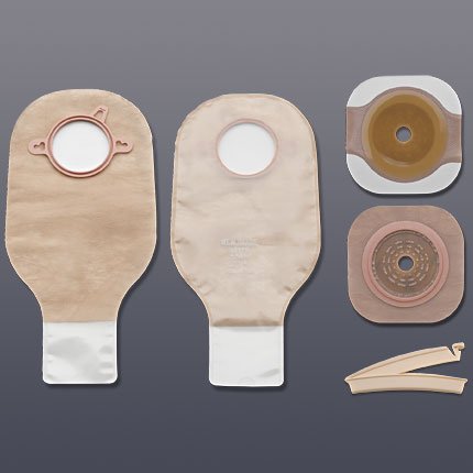 Hollister 19153 New Image Two-Piece Clear Ileostomy /Colostomy Kit, 57mm Flange