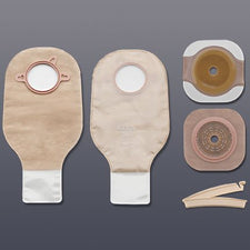 New Image™ Two-Piece Clear Ileostomy /Colostomy Kit, 57mm Flange, Red Match