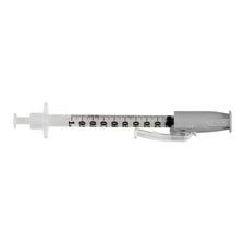 BD 305945 SafetyGlide™ 1 mL Tuberculin Syringe with Needle, 27 Gauge, 1/2 Inch Needle Length
