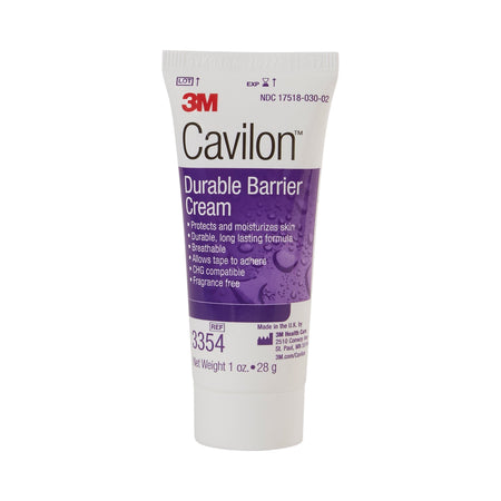 3M 3354 Cavilon Skin Protectant, Unscented Cream, 28 Gram Tube
