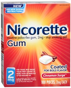 Glaxo Consumer Products 135046602 Nicorette Stop Smoking Aid, 2 mg Strength