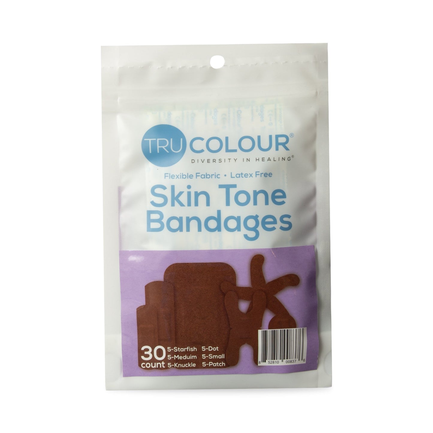 TruColour® Dark Brown Adhesive Strips, Assorted Shapes and Sizes