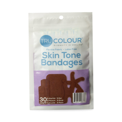 TruColour® Dark Brown Adhesive Strips, Assorted Shapes and Sizes