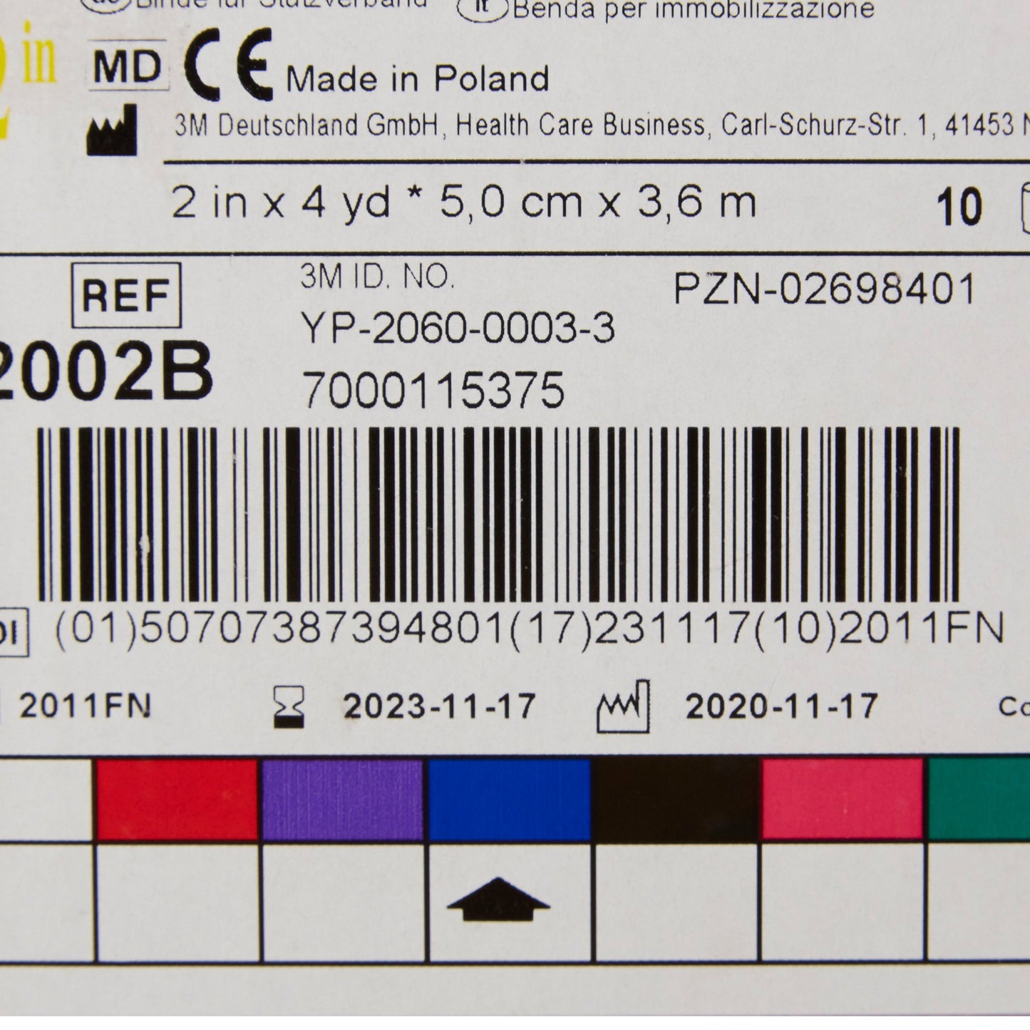 3M™ Scotchcast™ Plus Blue Cast Tape, 2 Inch x 4 Yard