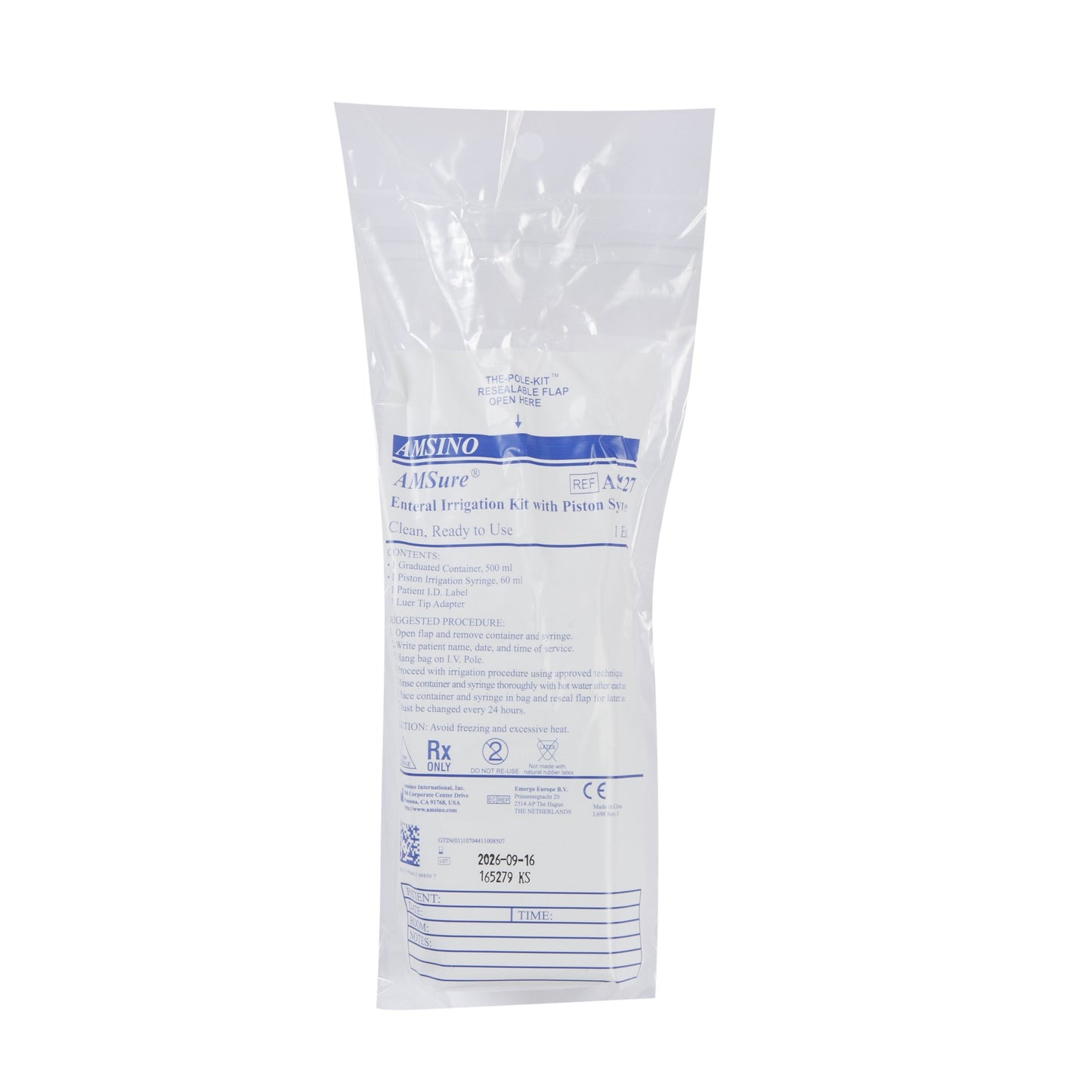 Amsino AMSure® Irrigation Kit With Ring Syringe