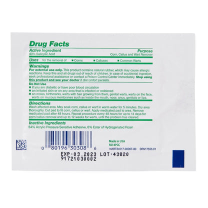 Curad® MediPlast® Corn, Callus & Wart Remover Pads