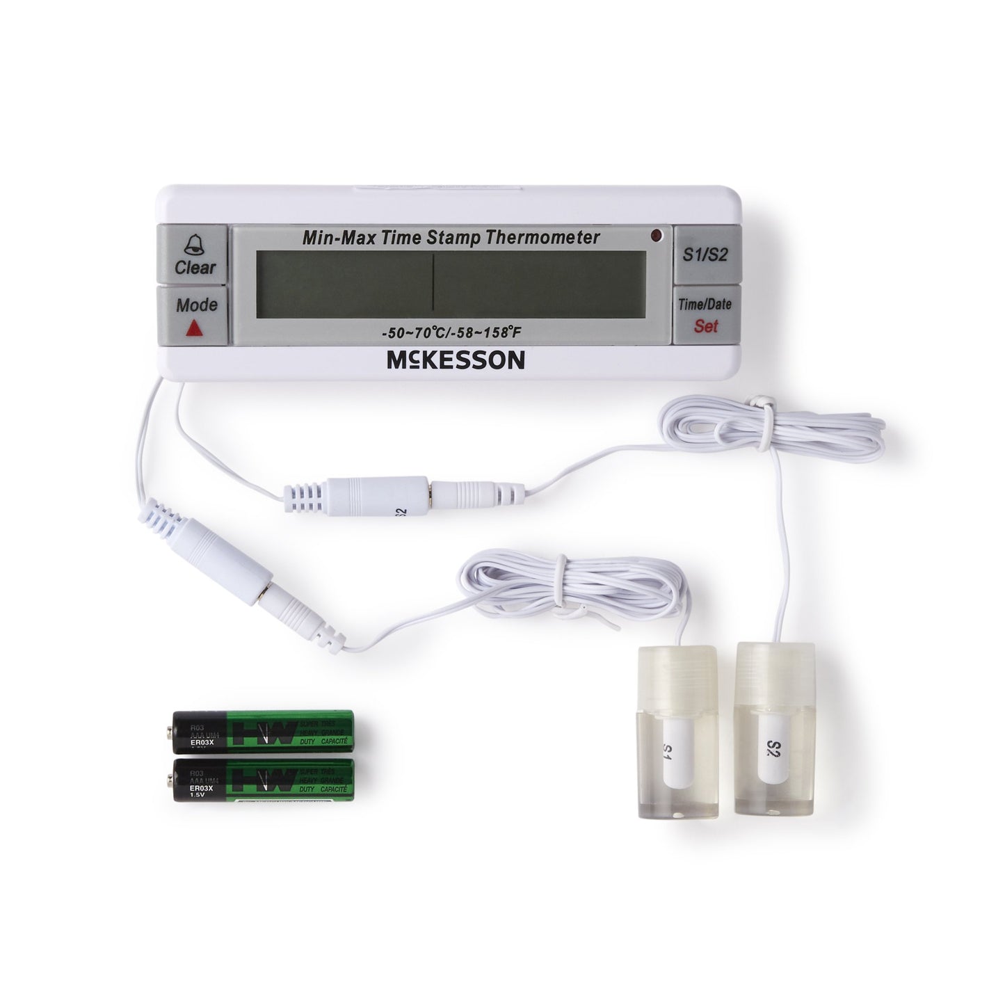 McKesson Refrigerator / Freezer Thermometer, -58° to +158° F (-50° to +70°C)