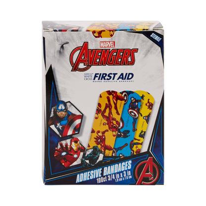 American® White Cross Stat Strip® Kid Design (Avengers) Adhesive Strips