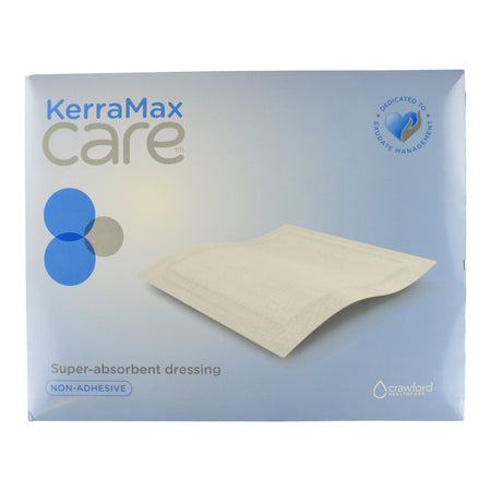 Solventum 1189376 KerraMax Care Gentle Border Super Absorbent Dressing, 6 x 10 Inch
