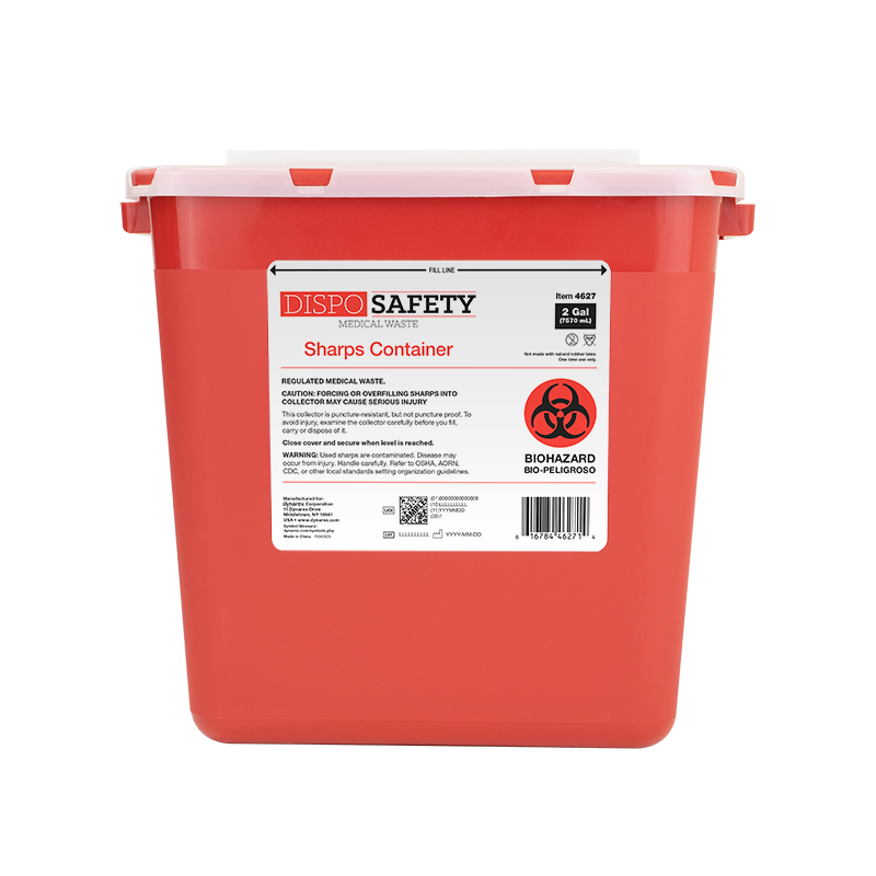 Dynarex Sharps Container, Each, (Select a Size)