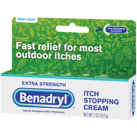 J & J Sales 501320101 Benadryl Itch Stopping Cream