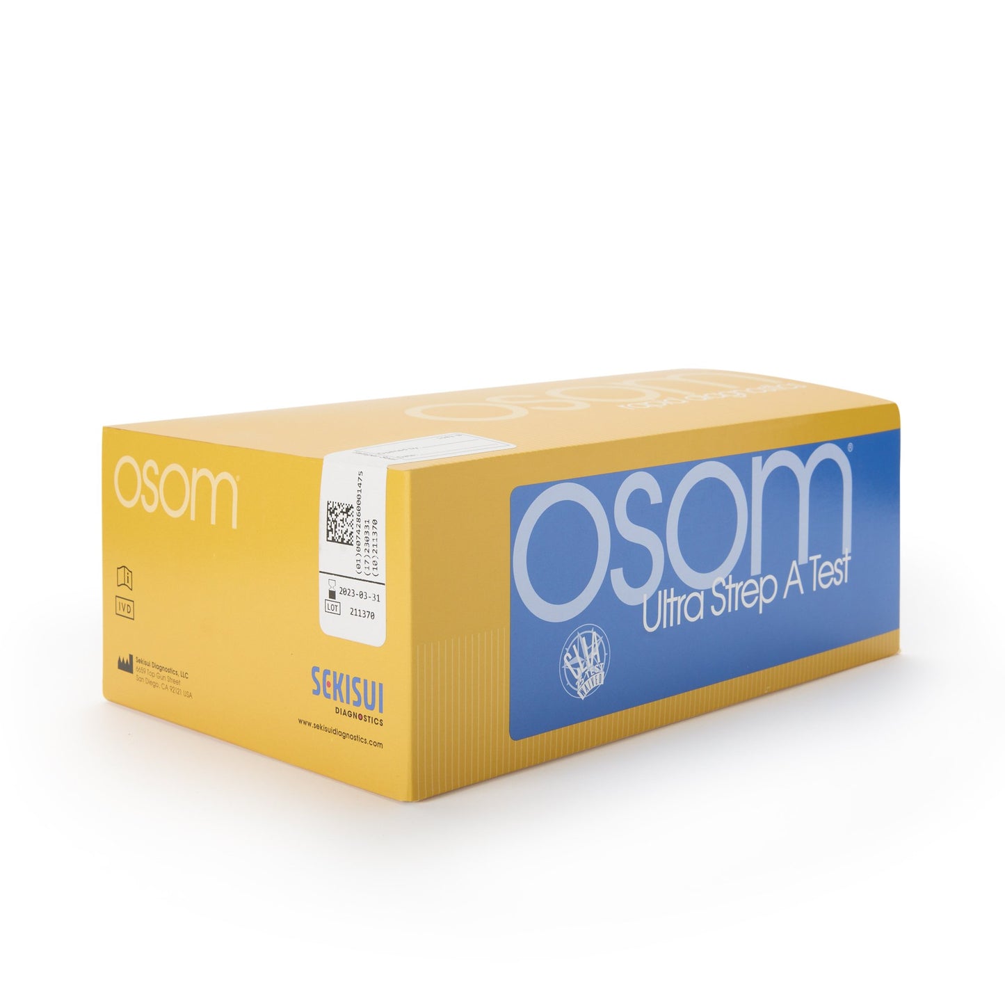 OSOM® Ultra Strep A Infectious Disease Immunoassay Respiratory Test Kit