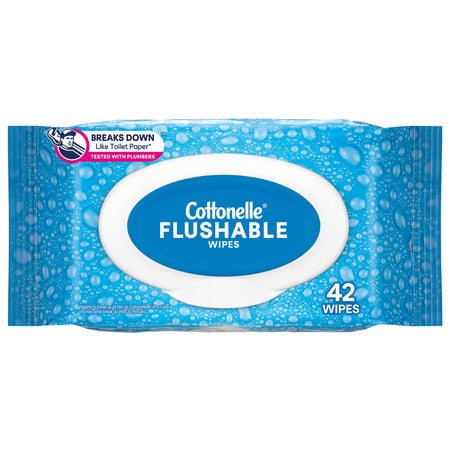 Kimberly-Clark 44932 Cottonelle FreshCare Flushable Wipes