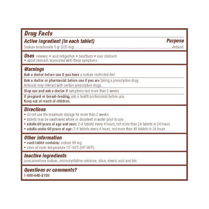 Major® Sodium Bicarbonate Antacid