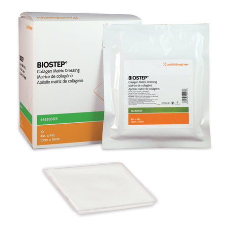 Smith & Nephew 66800125 Biostep Collagen Dressing, 10 x 10 Centimeter