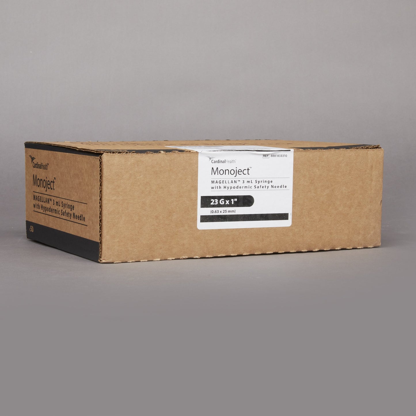 Magellan™ 3 mL Syringe with Hypodermic Needle, 23 Gauge, 1 Inch