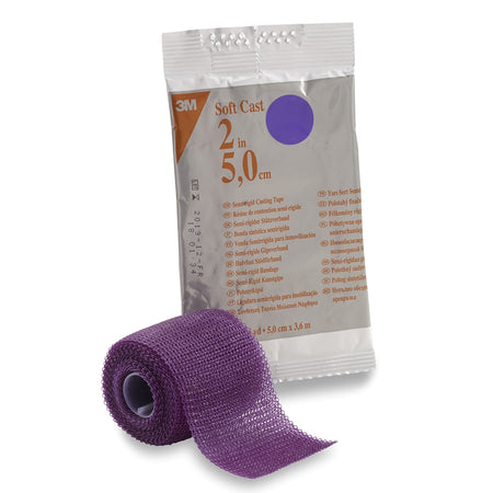 Solventum 82102U 3M Scotchcast Soft Cast Cast Tape, 2 Inch x 12 Foot, Purple