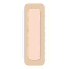 Aquacel® Silicone Adhesive with Border Silicone Foam Dressing, 4 x 12 Inch