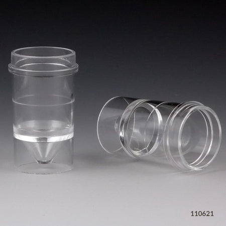 McKesson 177-110621 Sample Cup without Cap, 2 mL, Clear, 16 x 24 mm